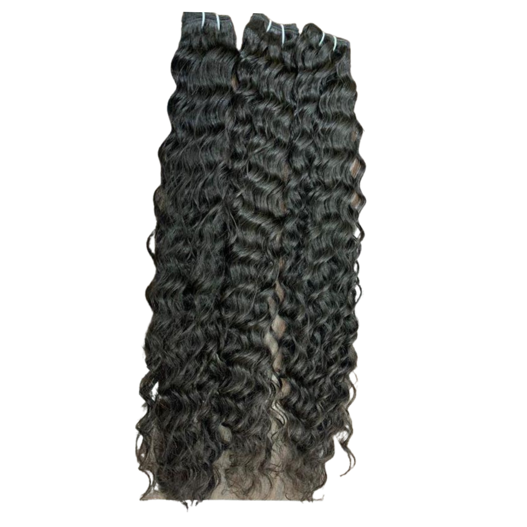 Raw Indian Curly Weft