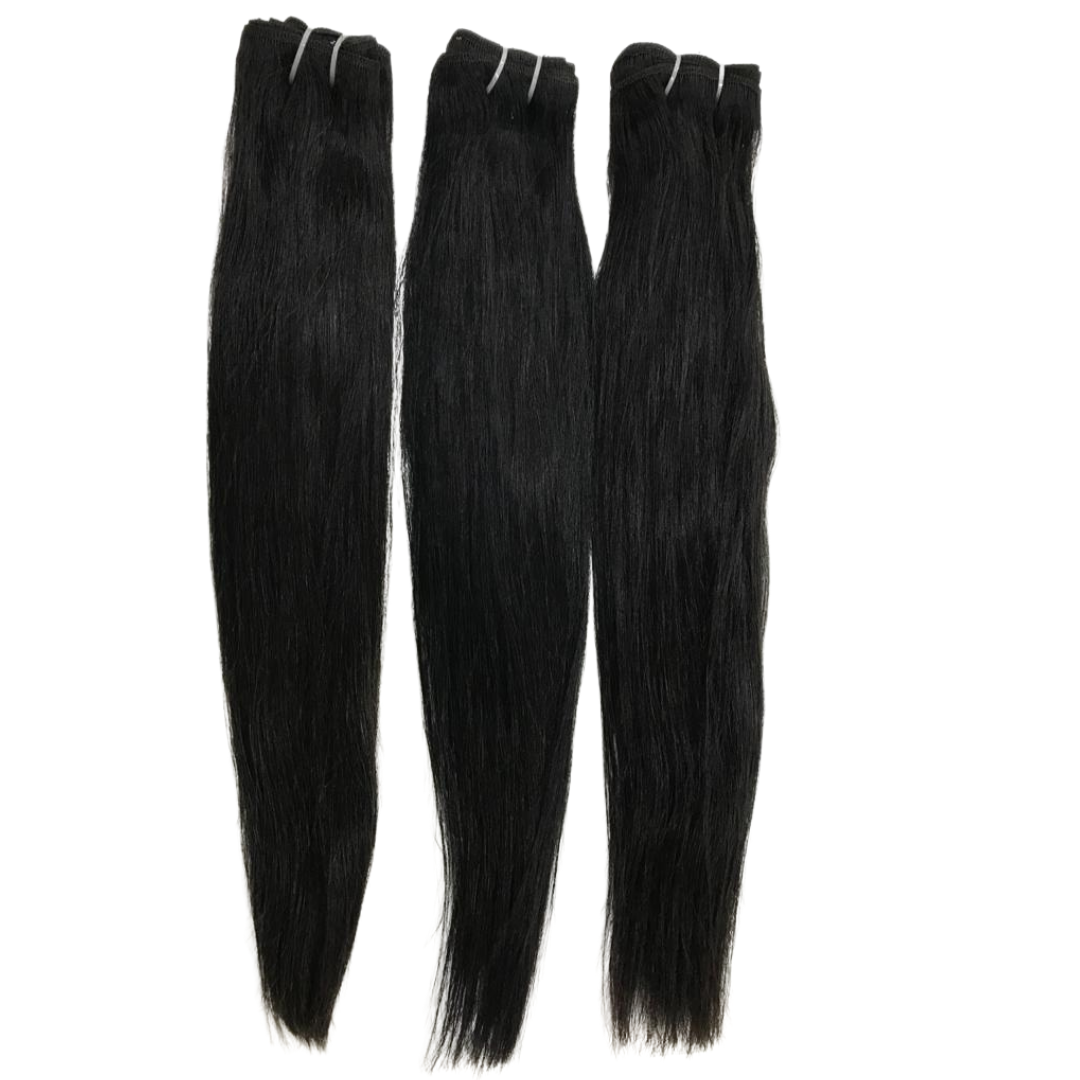 Raw Indian Straight weft