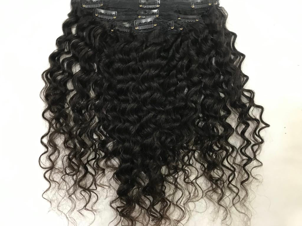 Natural Curly Clip-Ins